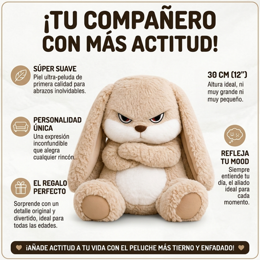 Peluche enfadado